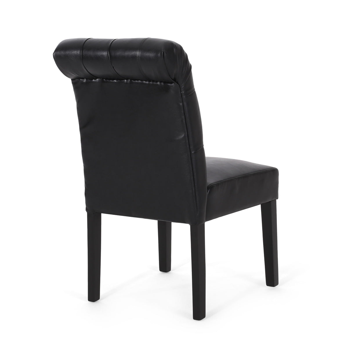 Broxton - Tuft Dining Rolltop Chairs With Button Tufted Backrest (Set of 2)