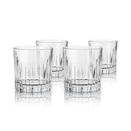 Reserve-Milo-Crystal-Rocks-Glasses-By-Viski-(set-of-4)-Drinkware-Sets
