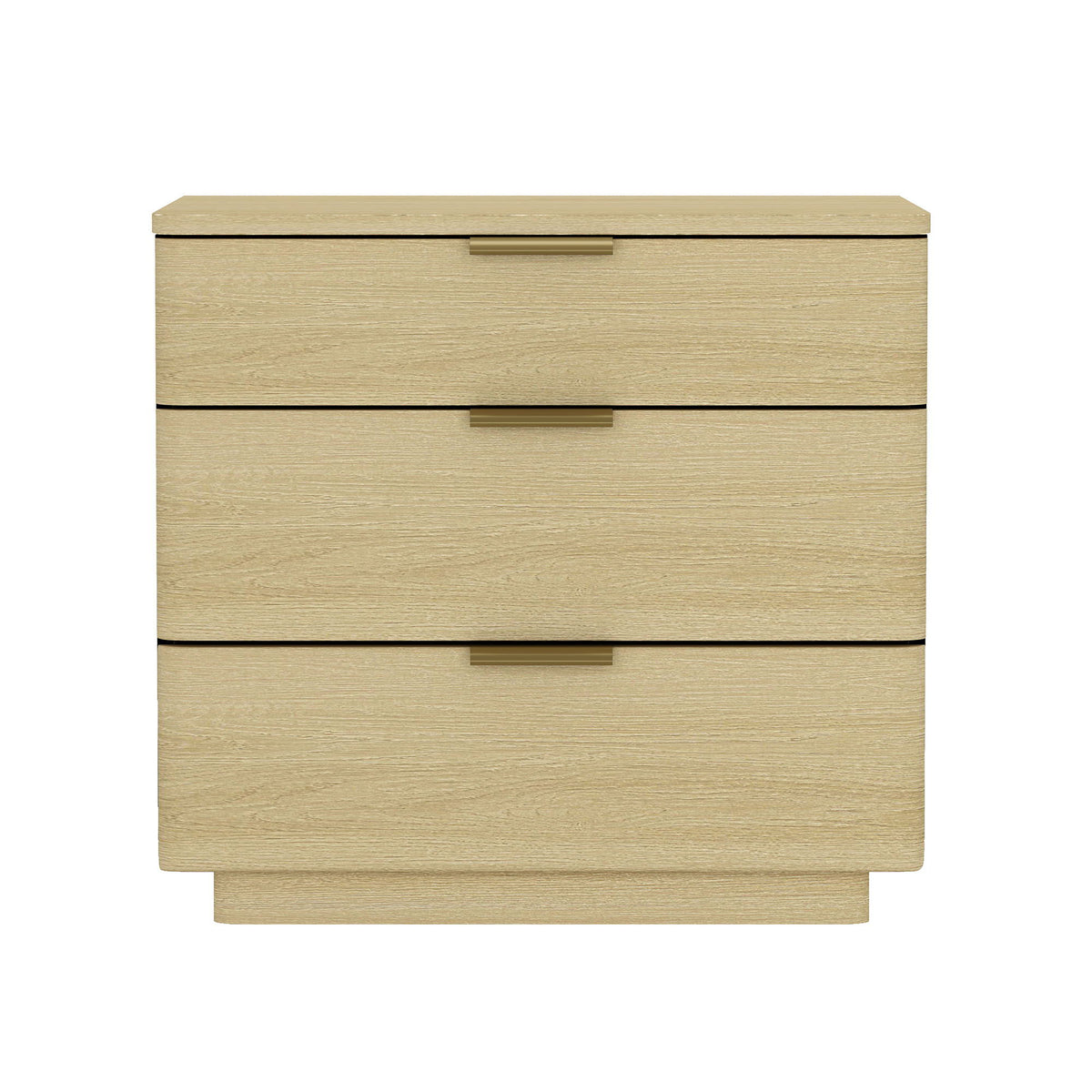 Payton - Nightstand With 3 Drawers - Oak