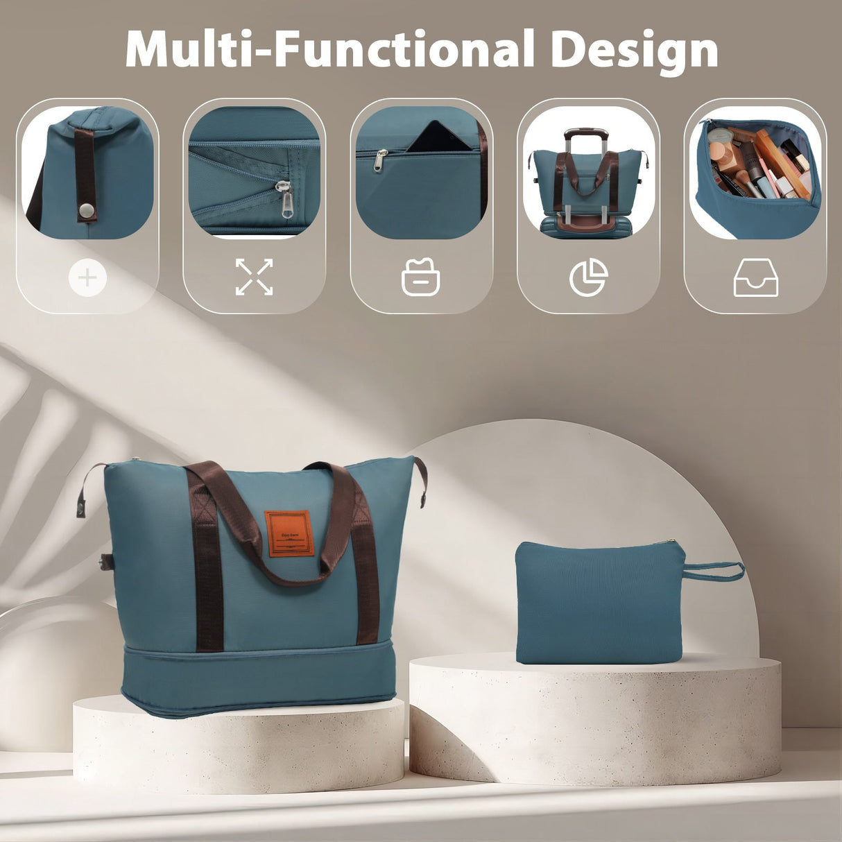 Lightweight 3 Piece Carry-On Luggage Set