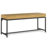 Mid Century Handcrafted Wide Writing Desk with Storage Drawers - Light Brown or Dark Brown