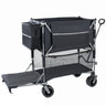 55" Heavy Duty Double-Layer Wagon with Brakes