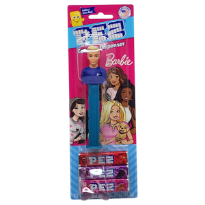 Pez Barbie Dispenser with 3 Candy rolls - Ken
