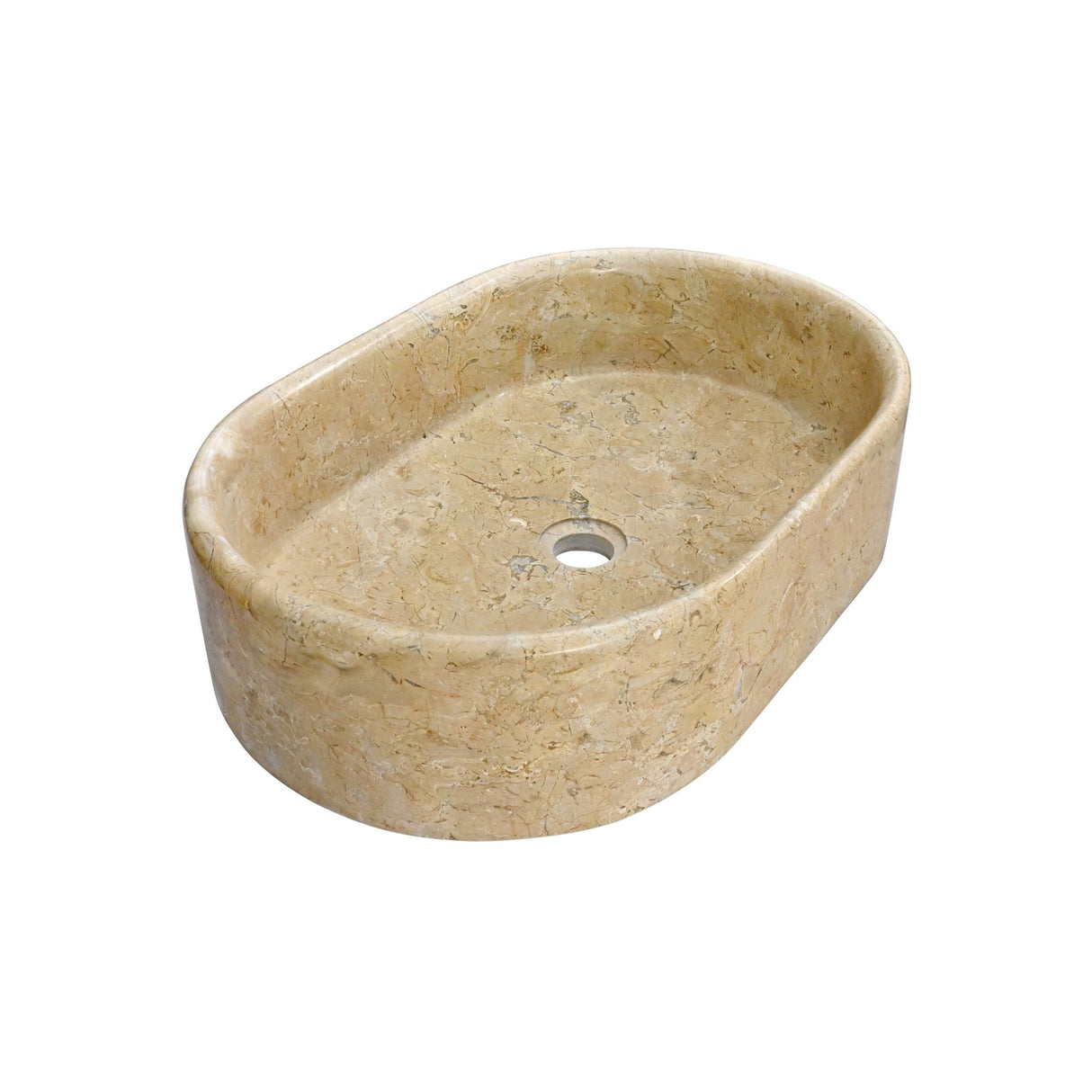 Bathroom Vessel Sink, Semi Polished Surface