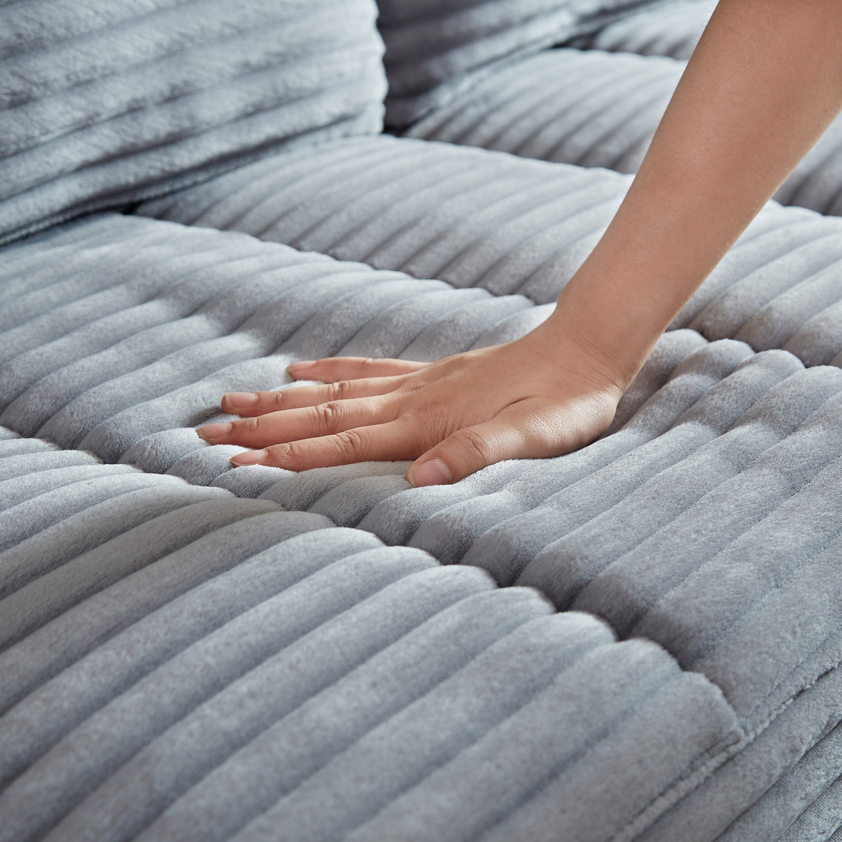 The Beverly Corduroy U-Shaped Sectional Sofa