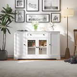 Buffet Cabinet with Storage, White