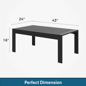 Outdoor Patio Set With All-Weather Thick Cushions