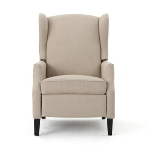 Westeros Wing Back Fabric Upholstered Recliner