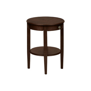 Accent Table, 2 Tier, Transitional - Espresso