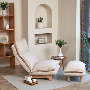Single Lazy Sofa Chair Leisure Foldable Reclining Chair