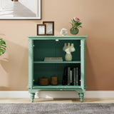 Modern Hollow-Carved 2-Door Accent Cabinet Sideboard Buffet