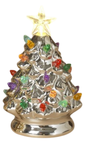 Silver Shimmer Holiday Tree