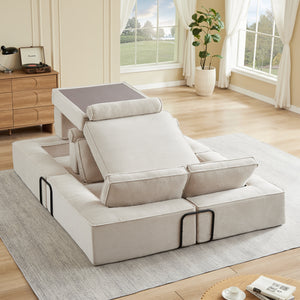 Large Modern Corduroy Sofa Can Be Freely Combined