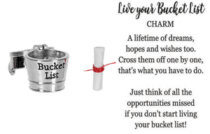 Live Your Bucket List Charm