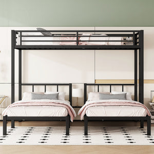 Metal Triple Bunk Bed for Kids