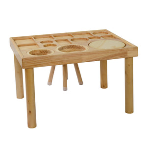Sensory Table for Toddlers 1-3 with 2 Chairs