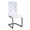 Alligator Skin Upholstered Dining Chairs