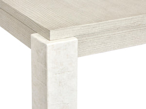Lorelei - Extendable Rectangular Dining Table - Misty Cloud