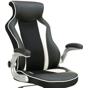 Adjustable Height Office Chair With Ergonomic Design And Swivel Mechanism - Black
