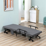 Rollaway folding bed with mattress & adjustable backrest