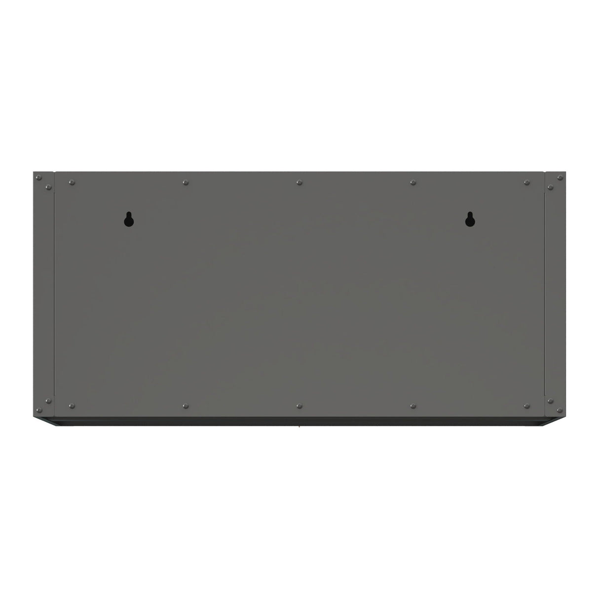 Heavy Duty, Metal Wall Mounted Tool Storage Cabinet Steel Metal Garage Storage Cabinet - Black / Gray