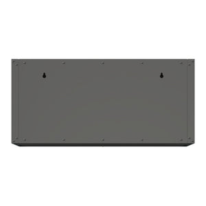 Heavy Duty, Metal Wall Mounted Tool Storage Cabinet Steel Metal Garage Storage Cabinet - Black / Gray