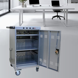 Mobile Charging Cart For Tablets Laptops 35, Device Capacity Matt Metal