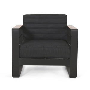 Giovanna - Club Chair Set With Aluminum Frame