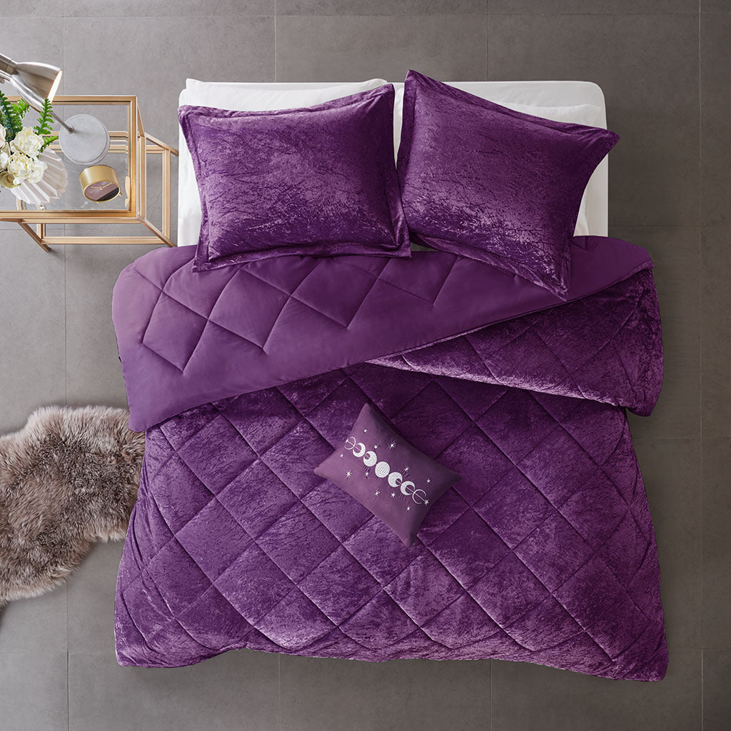 Velvet comforter set - 1  twin/twin xl