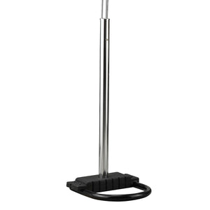 Bali - Shores Hanging Crystal Arc Floor Lamp Floor Lamp - Chrome