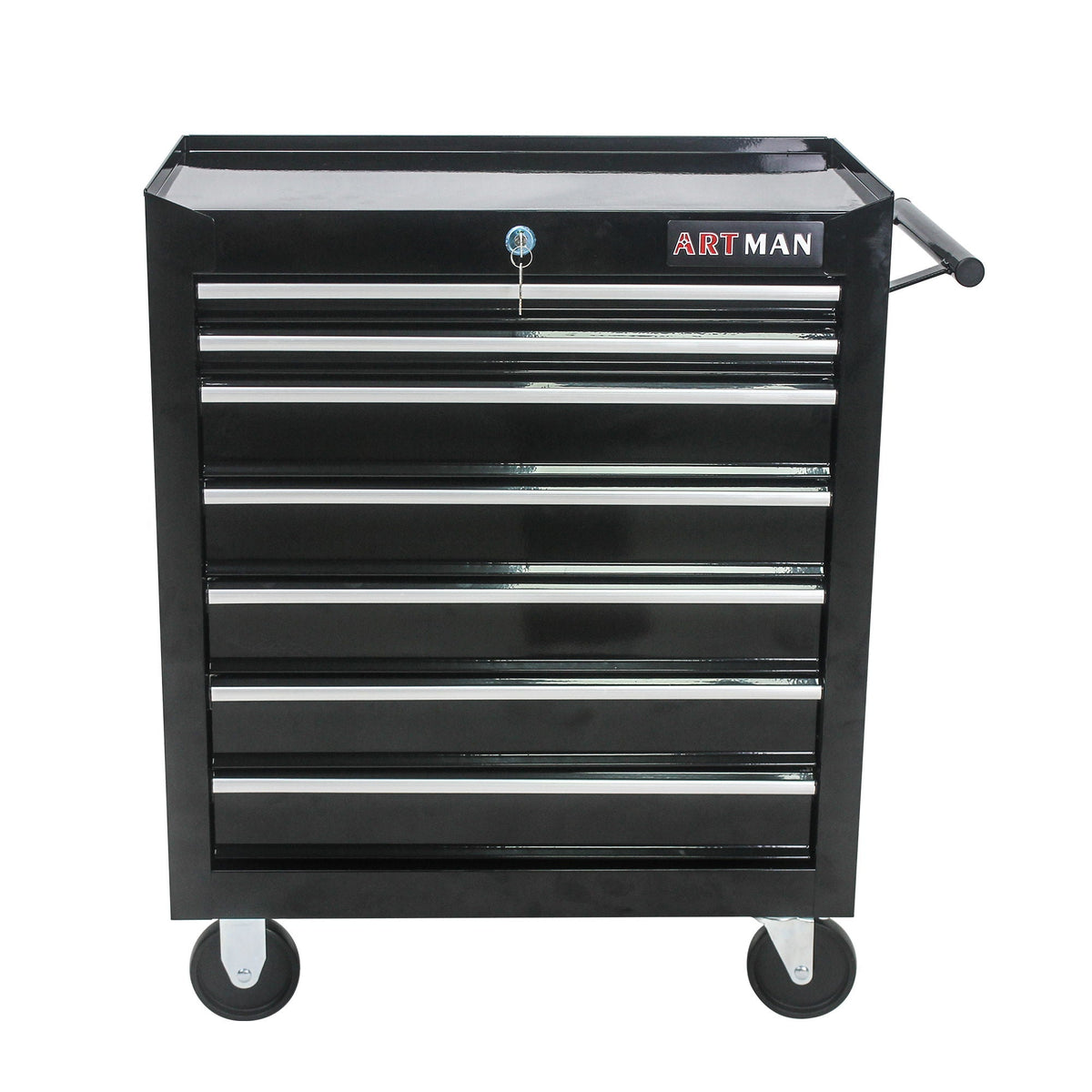 Multifunctional Tool Cart With Wheels And Drawers