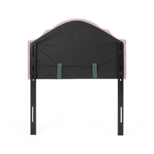 Flanner - Contemporary Fabric Upholstered Twin Headboard - Blush