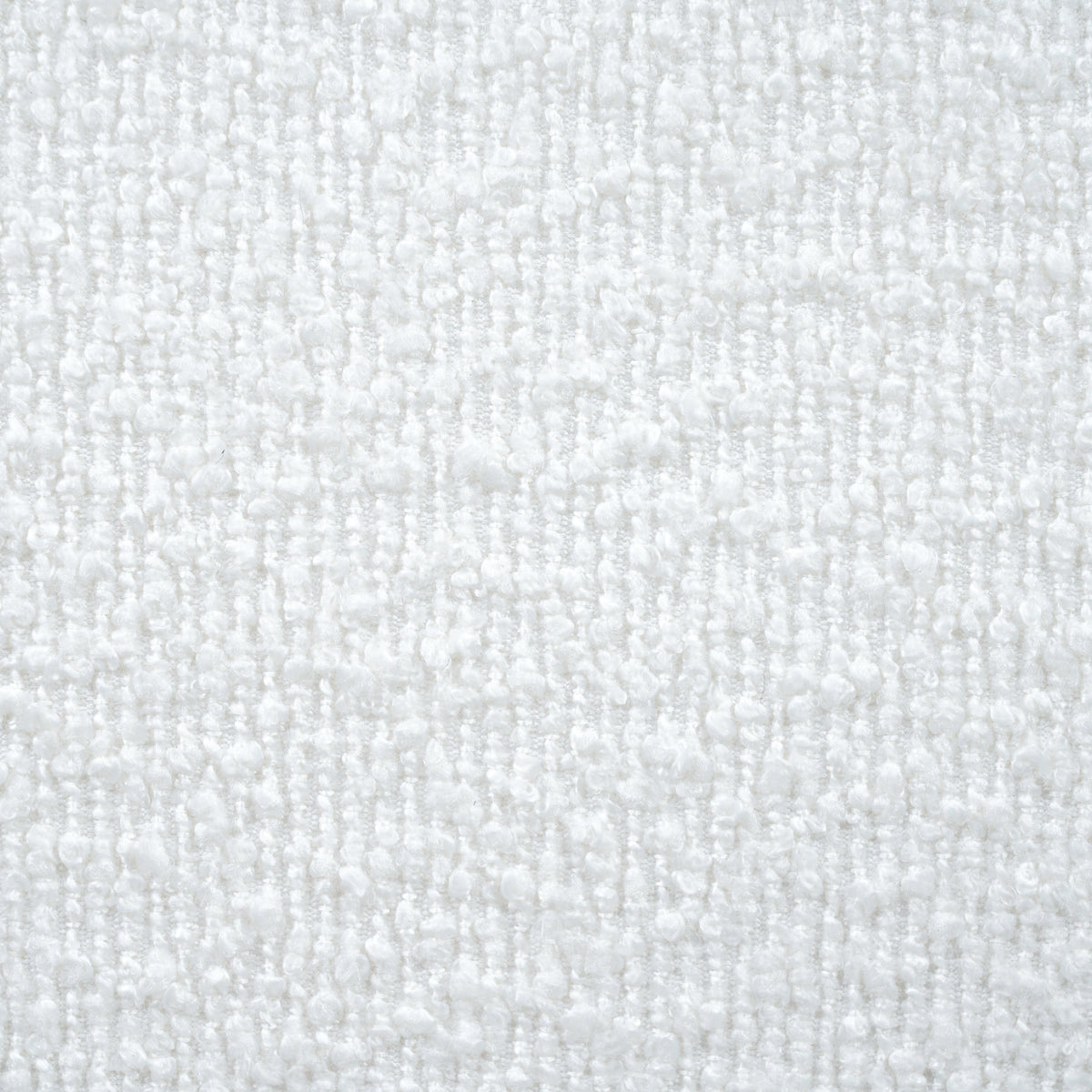 Cream-Colored Boucle Upholstered Bed with Rubber Wood Foot, King