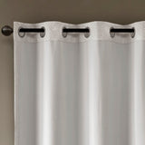 Ogee knitted jacquard total blackout curtain panel (only 1 pc panel)