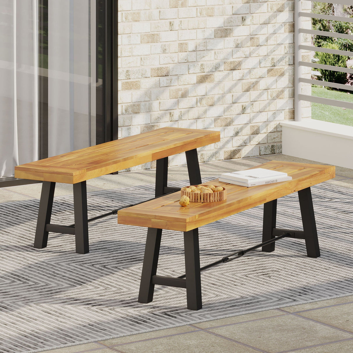 Catriona Teak Bench