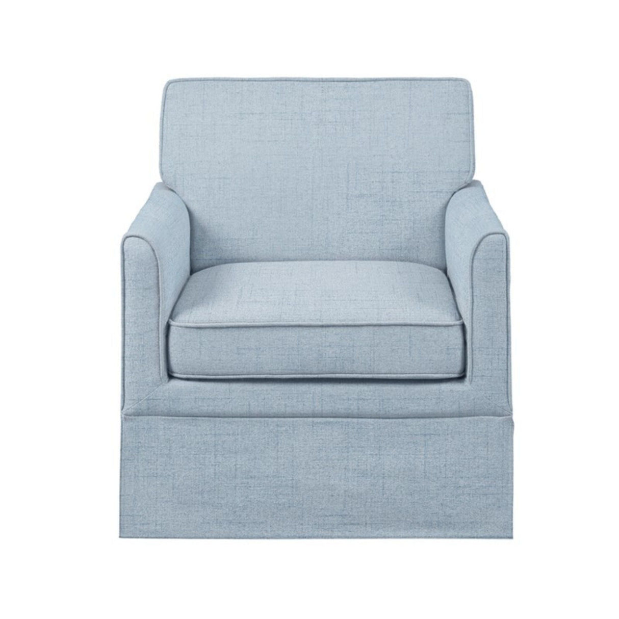 Timeless - Accent Armchair With Classic Track Arm Silhouette And Skirted Base