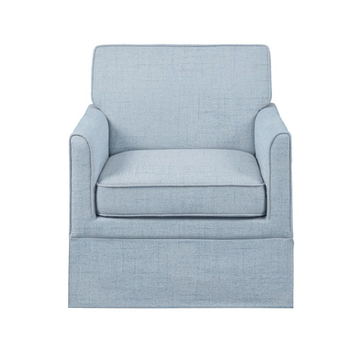 Timeless - Accent Armchair With Classic Track Arm Silhouette And Skirted Base