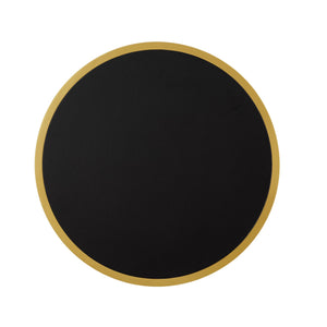 Modern Faux Leather Nesting Round Coffee Table Set of 2