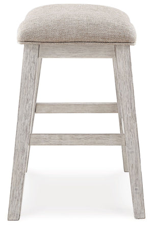 Skempton - Upholstered Stool (Set of 2) - White