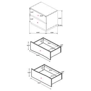 Beverly - Bedroom Set With Floating Base Design