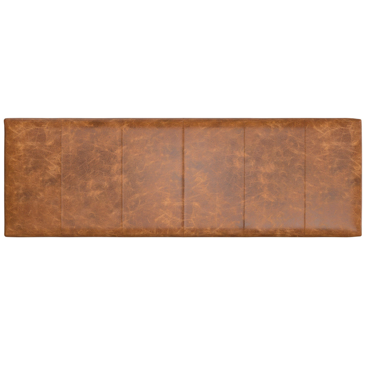 Candice - Ottoman Bench - Tan / Black
