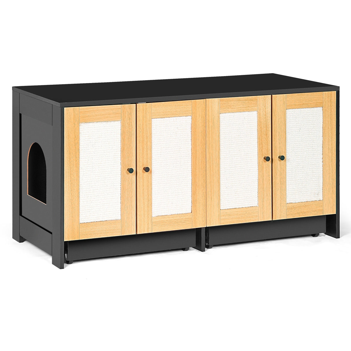 Double Litter Box Enclosure for Cats