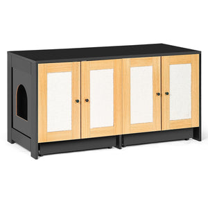 Double Litter Box Enclosure for Cats