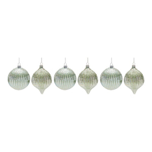 Beaded Irredescent Glass Ornament (Set of 6) - Tuesday Morning - Decorative Objects