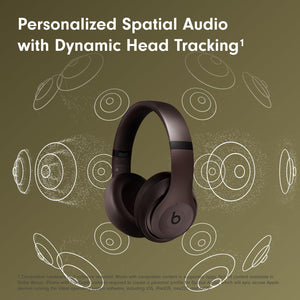 Beats Studio Pro Wireless Bluetooth Noise Cancelling Headphones - Deep Brown (Renewed Premium)