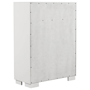 Jessica 5-drawer Bedroom Chest Snow White