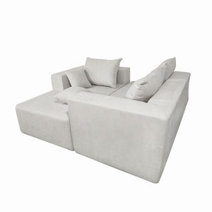 Modular Corner Sofa With Soft Fabric