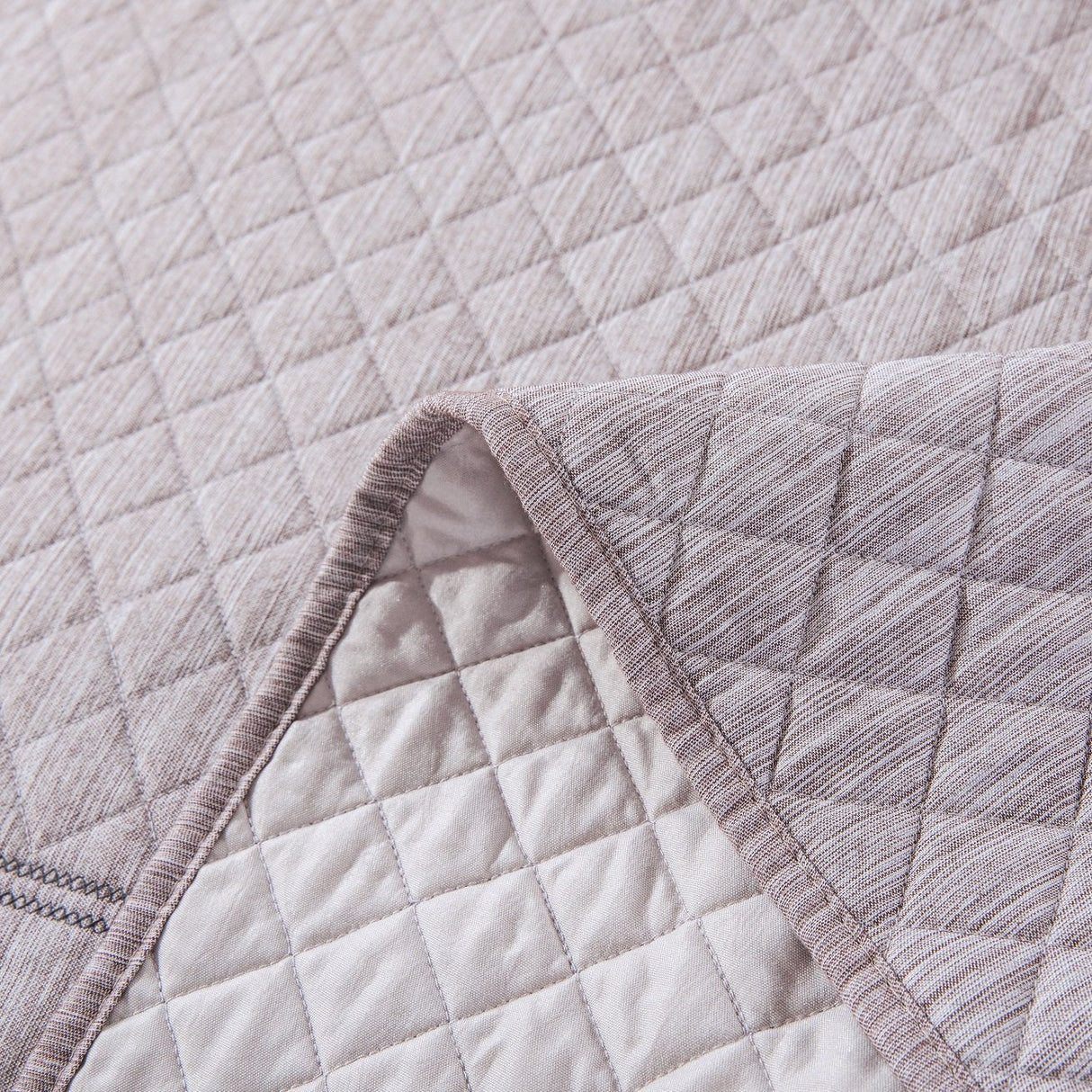 DaDa Bedding Whimsical Lavender Grey Cottage Soft Quilted Coverlet Bedspread Set (JHW866)
