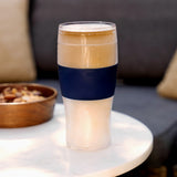 Beer-FREEZE™-Cooling-Pint-–-16-oz-Set-of-2,-Varsity-blue-Beer-Glasses