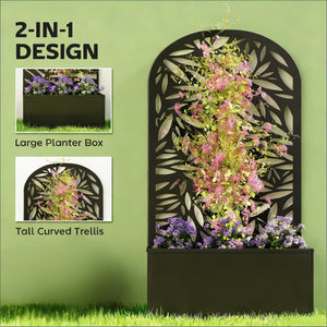 Curved Raised Garden Bed, Generous Planter Box, Versatile Garden Box